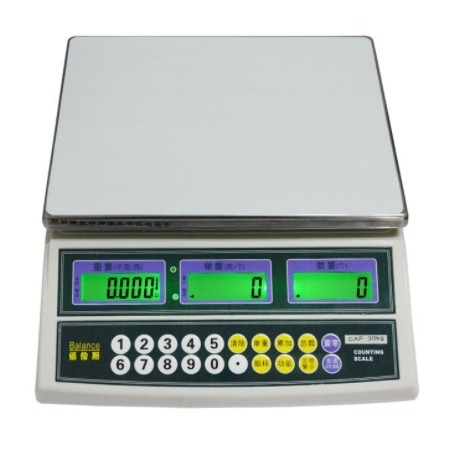 BCS-SN brojna platformska vaga, 3–30 kg, visoko precizna digitalna vaga
