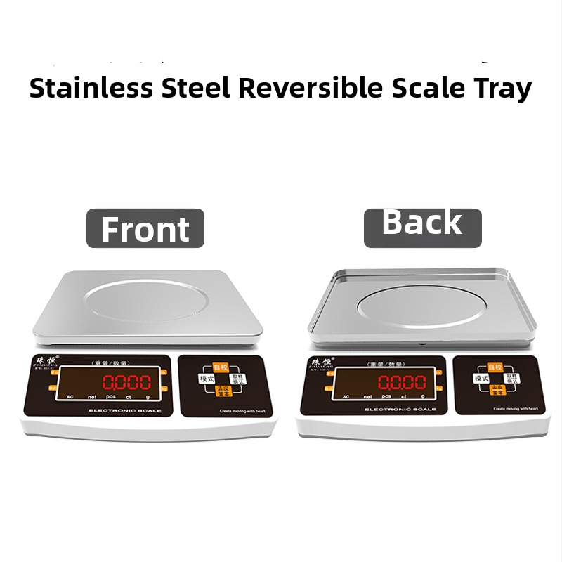 Ipari digitális mérleg – 0,1 g pontos; elektronikus mérés; újratölthető tápegység; modell zh-jzc1; többfunkciós