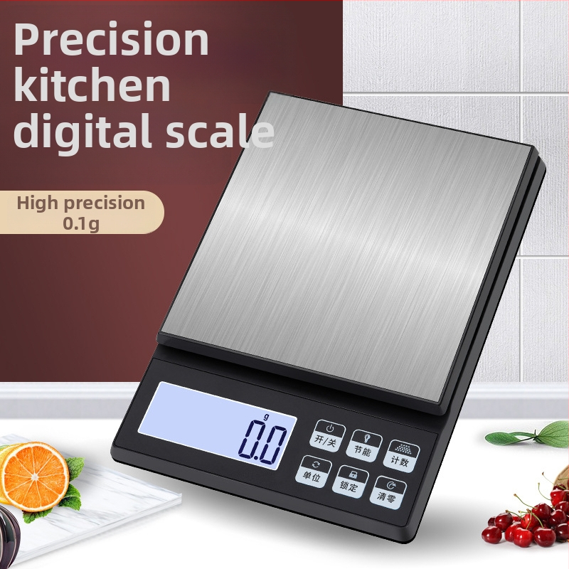CX-2020 digitalna kuhinjska vaga, raspon 0–10 kg, preciznost 0,1 g, napajanje USB/3xAAA, CHANGXIE Electronics