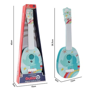 Plastična ukulele igračka za djecu 7–14 godina, razvija koordinaciju ruke i oka te interakciju roditelj-dijete