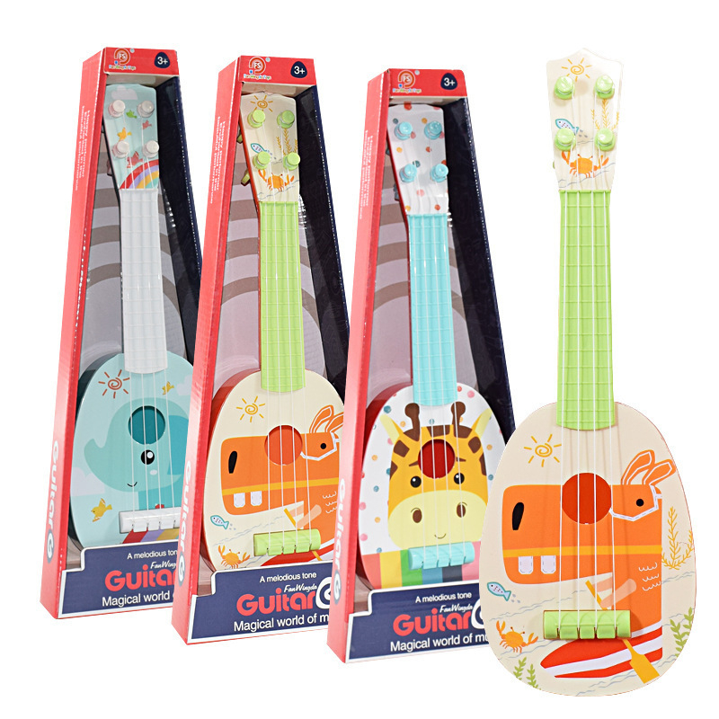 Plastična ukulele igračka za djecu 7–14 godina, razvija koordinaciju ruke i oka te interakciju roditelj-dijete