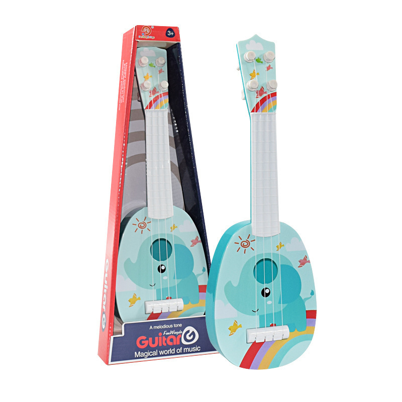 Plastična ukulele igračka za djecu 7–14 godina, razvija koordinaciju ruke i oka te interakciju roditelj-dijete