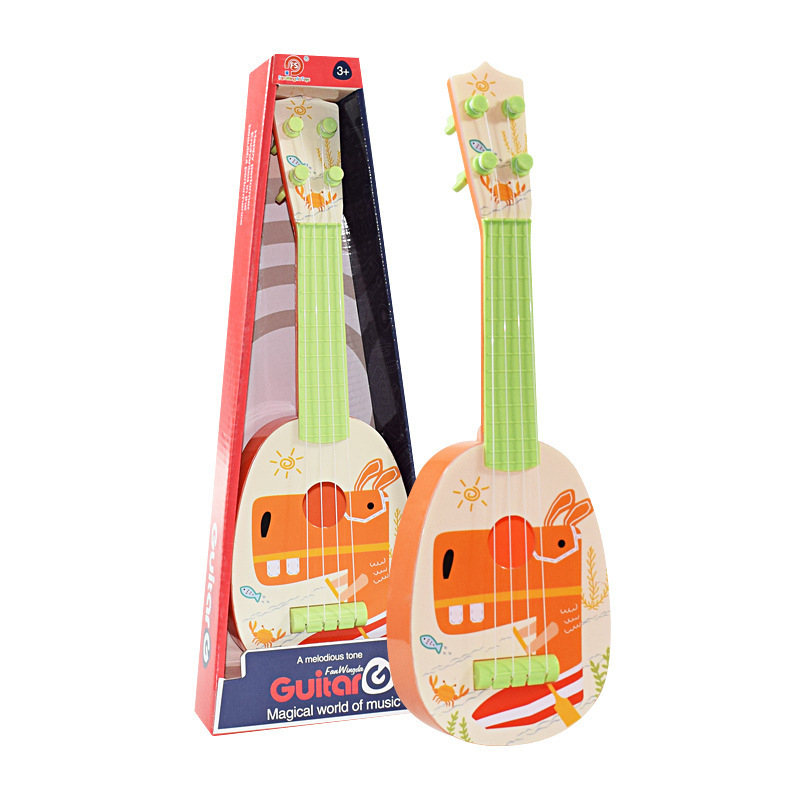 Plastična ukulele igračka za djecu 7–14 godina, razvija koordinaciju ruke i oka te interakciju roditelj-dijete