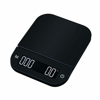 BethjiaM MS-R40 Kuhinjska vaga za kavu s automatskim tajmerom, USB punjiva, kapacitet 3–5 kg, preciznost 0,1 g