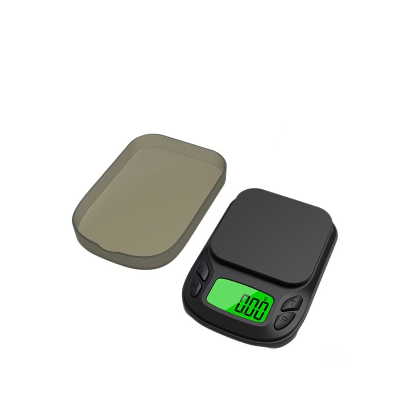 Mini nagy pontosságú elektronikus ékszermérleg, 500 g/0,01 g, modell 658, CHANGXIE, 2xAAA elemmel, multifunkcionális