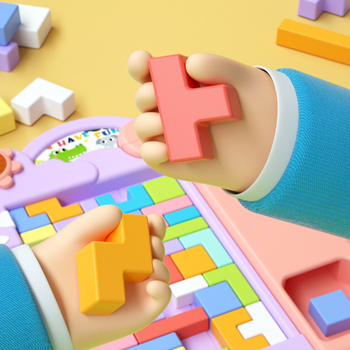 3D kirakó blokkok gyerekeknek 4–6 éveseknek, műanyag anyag, DIY-barát, oktató gondolkodást fejlesztő játék, eredet Chenghai Shantou Guangdong