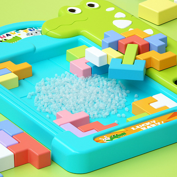 3D kirakó blokkok gyerekeknek 4–6 éveseknek, műanyag anyag, DIY-barát, oktató gondolkodást fejlesztő játék, eredet Chenghai Shantou Guangdong