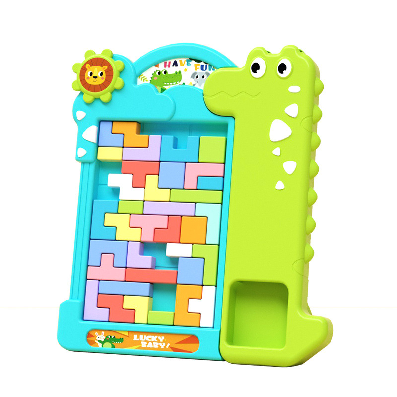 3D kirakó blokkok gyerekeknek 4–6 éveseknek, műanyag anyag, DIY-barát, oktató gondolkodást fejlesztő játék, eredet Chenghai Shantou Guangdong