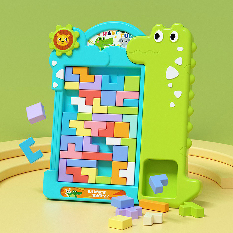 3D kirakó blokkok gyerekeknek 4–6 éveseknek, műanyag anyag, DIY-barát, oktató gondolkodást fejlesztő játék, eredet Chenghai Shantou Guangdong