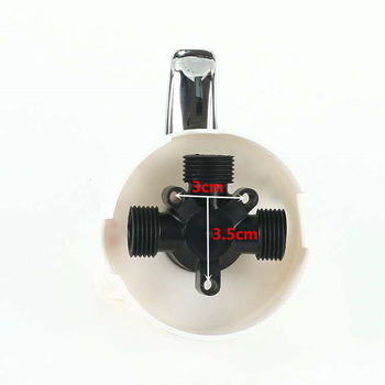 Midea falra szerelt keverőcsap elektromos vízmelegítőhöz, modell BSH-8801, üzemi nyomás 0.75, hideg víz 10, meleg víz 80, kimeneti áramlás 100