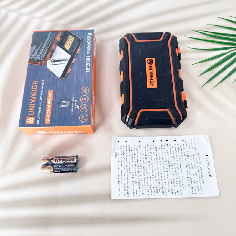 Szerszámtároló doboz ékszer mérleg – hordozható elektronikus mérleg, 0,01 g pontosság, 500 g kapacitás, működik 2x AAA elemmel