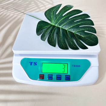 TS500 konyhai mérleg, 30 kg kapacitás, elektronikus digitális mérleg, nagy pontosság, üzemeltetés: elem vagy töltő