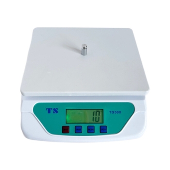 TS500 konyhai mérleg, 30 kg kapacitás, elektronikus digitális mérleg, nagy pontosság, üzemeltetés: elem vagy töltő