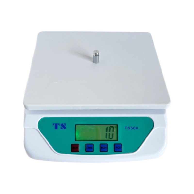 TS500 konyhai mérleg, 30 kg kapacitás, elektronikus digitális mérleg, nagy pontosság, üzemeltetés: elem vagy töltő