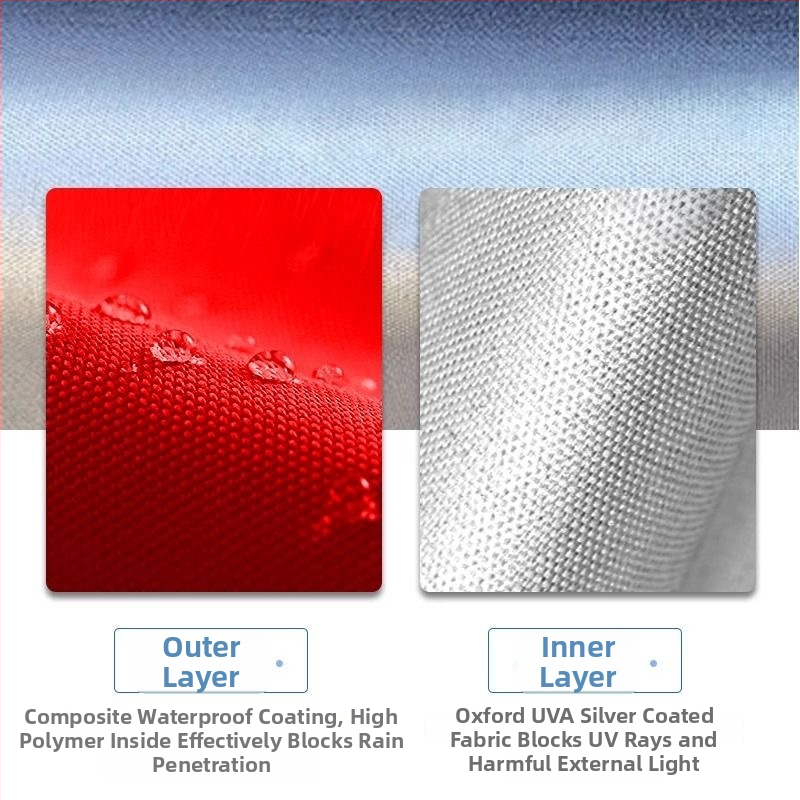 45°-os dőléssel rendelkező stand napernyő, négyszögletes kupolával, UPF50+ napvédő, szél- és esőálló, kézi nyitás-zárás, logó testreszabható