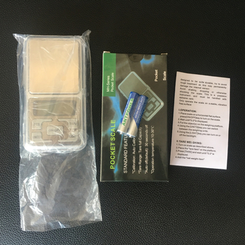 Kućna elektronička vaga, visoke preciznosti za nakit, mini džepna vaga, DIY alat, rezolucija 0,01 g, raspon 200–500 g, prenosna ručna vaga
