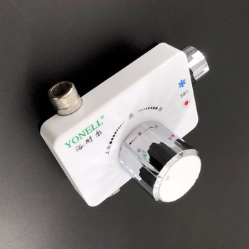 Povrchovo montovaný solárny termostatiký zmiešavací ventil pre sprchu, Yonell, 0,6 MPa, 1–99°C