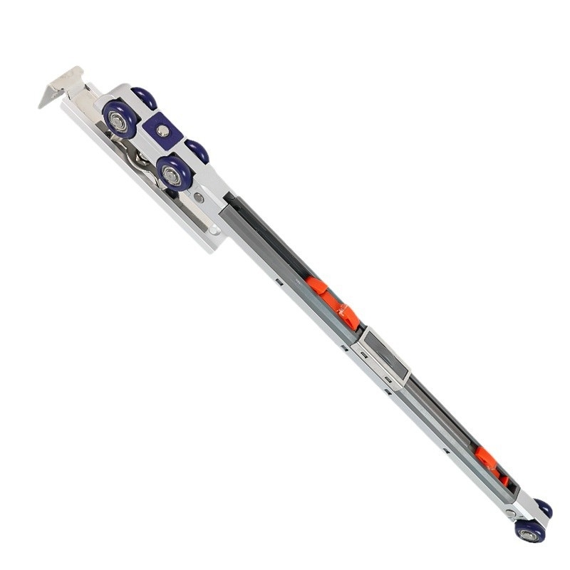 Kétirányú puffert görgő csúszóajtókhoz — 4 görgőből álló készlet hidraulikus függő görgőkkel, cinkötvözet, M60, külső Ø 23,5 mm, tengely Ø 26 mm, max terhelés 60 kg