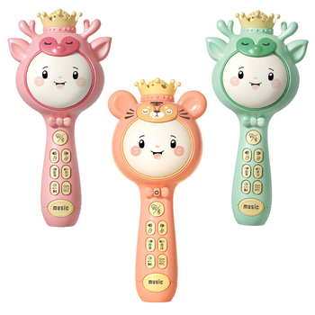 Bežični dječji mikrofon-igračka s eho efektom, plastična konstrukcija, za djecu 4–6 godina, unisex, 3C certificirano