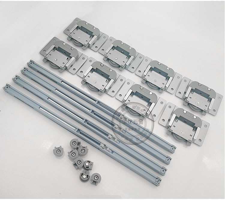 Težak kotačić za klizna vrata ormara, od aluminijske legure, vanjski promjer 1236 mm, promjer osovine 1220 mm, radijus kanala za uže 215 mm, nosivost 100 kg