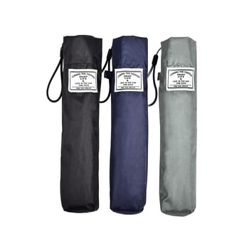 Vanjski mini kišobran, trodijelni sklopivi kišobran s aluminijskim okvirom, ručno otvaranje i zatvaranje, silikonska ručka, UV zaštita UPF > 30