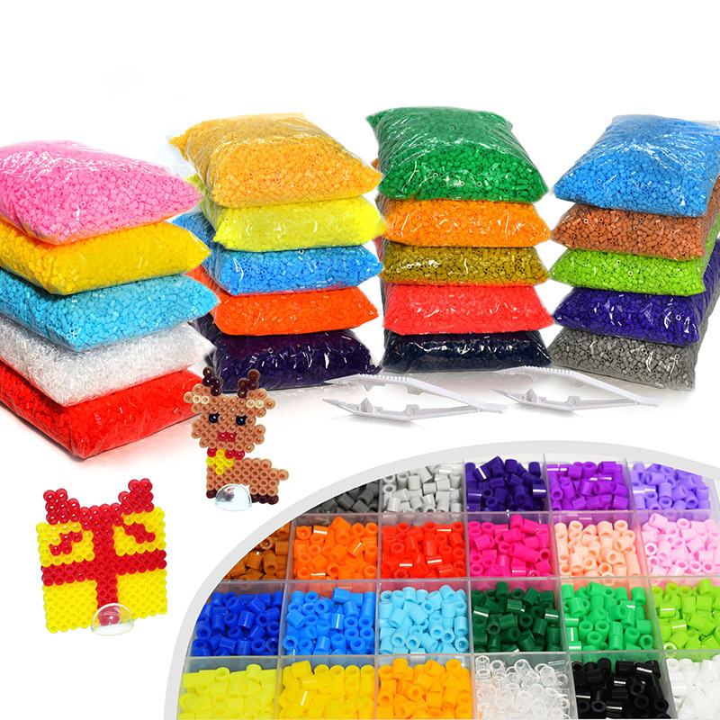 Plastični DIY puzzle s perlicama - ravni puzzle, svjetleće perlice, prilagodljivo prema nacrtu, za uzrast 7-14 godina