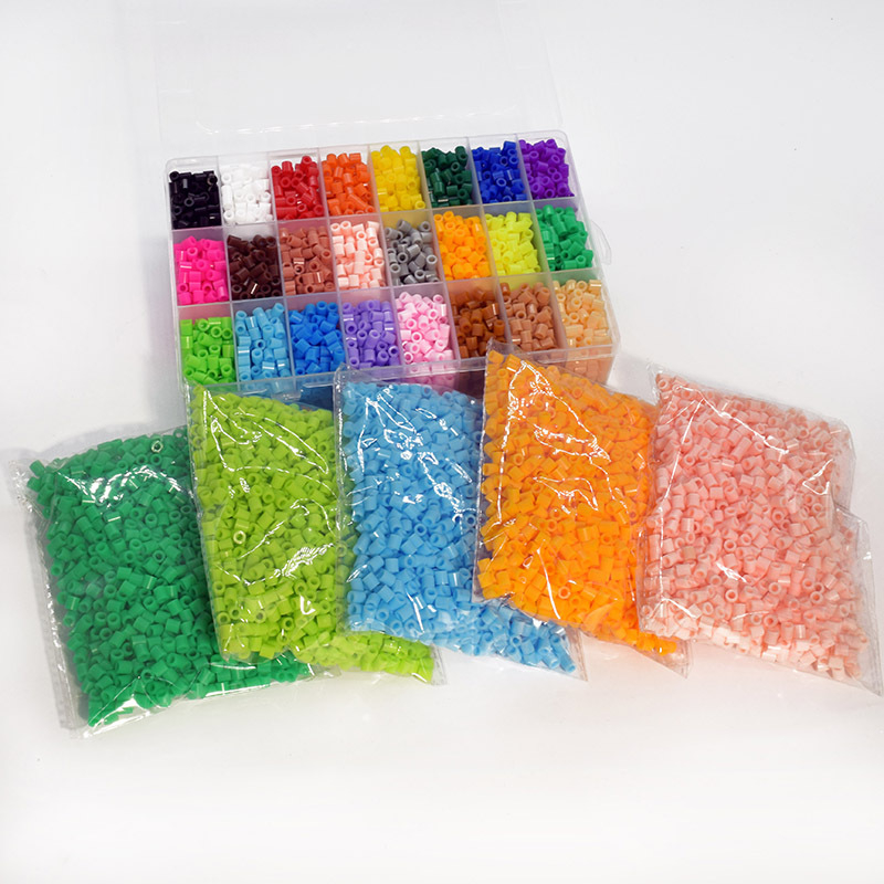Plastični DIY puzzle s perlicama - ravni puzzle, svjetleće perlice, prilagodljivo prema nacrtu, za uzrast 7-14 godina