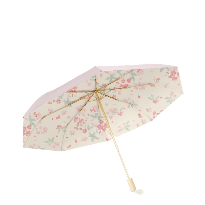 Dvoslojni sunčani kišobran s UV zaštitom UPF>50, 8 rebara od aluminija, osovina od legure, drška od čvrstog drveta, platno Impact 190T, ručno otvaranje i zatvaranje, moguće tiskanje logotipa, prilagodljivo