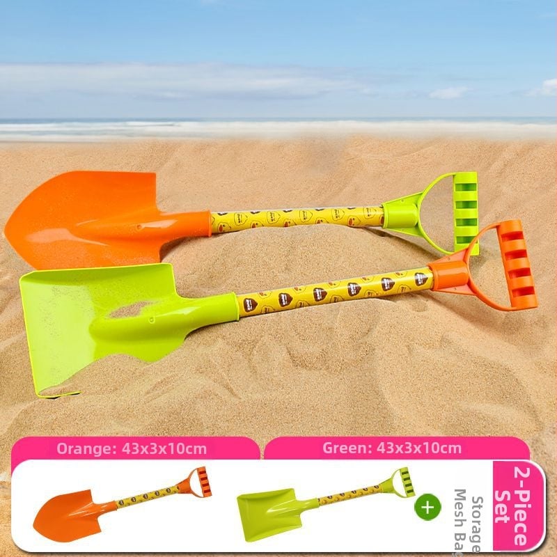 Пластмасов комплект за игра в пясък със лопатки за деца на възраст 4–6 години