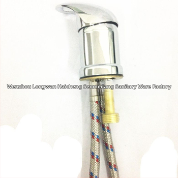 Samponázóágy mosdó keverőcsaptele, kerámia patron, ülés típusú beszerelés, cinkötvözet test, modell A105, 120°C-es működési hőmérséklet