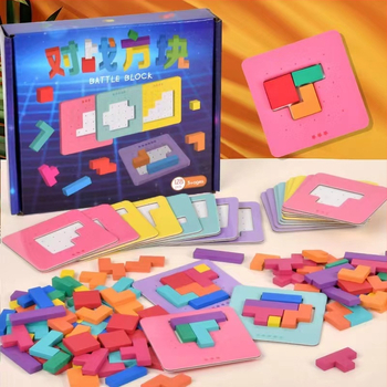 Drveni 3D puzzle za djecu 4–6 godina, napredna težina, otprilike 1 sat za završetak