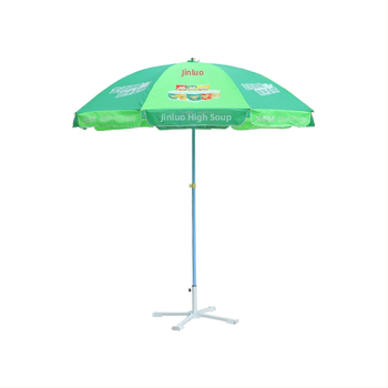 Umbrelă de publicitate cu 8 brațe din fier, pânză poliester 210T, deschidere manuală, imprimare logo disponibil