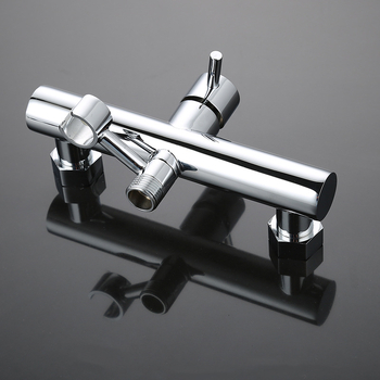 LT010201 Fürdőszobai keverőcsap melegvíz-hűtőhöz – réz, tartóval, krómozott felülettel, 0.8 MPa, 90°C, 230 L/h