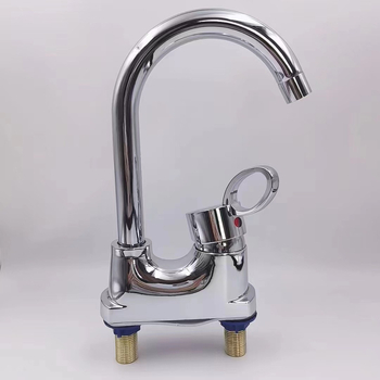 Mosdócsap kétlyukú szereléshez, kerámia patronnal, ABS testtel, emelős működéssel