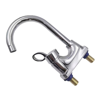 Mosdócsap kétlyukú szereléshez, kerámia patronnal, ABS testtel, emelős működéssel