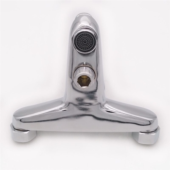 Beépített, háromrészes keverőcsap zuhanyzáshoz és kádfürdőhöz, cinkötvözet, kerámiás szelepmag, 0–90°C