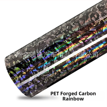 Teljes autó matrica, PVC-filmből, kovácsolt szén virág mintázat, ragasztóval történő felhelyezés