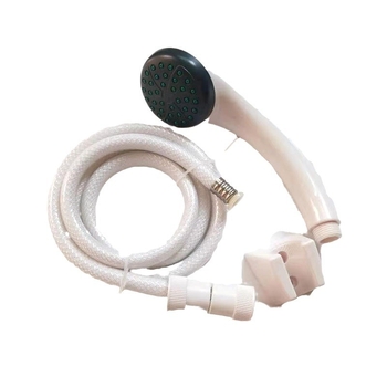 Φορητό σετ ντους με χειρολαβή — ABS; λειτουργία βροχής; εγκατάσταση με νήμα; 45°C; 0,85 MPa