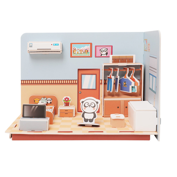 3D puzzle készlet - EVA anyag, DIY összeszerelés, oktató játék 4–6 éveseknek, súly 145 g