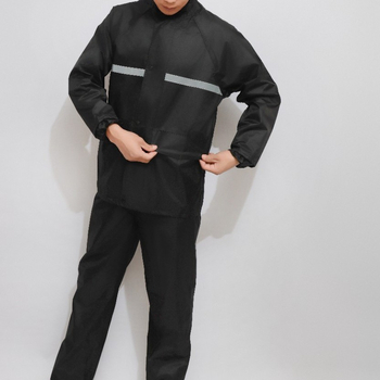 Szétszedhető esőkabát és nadrágszett, Chun yafang anyag, PVC ragasztó vízálló réteg, felnőtteknek