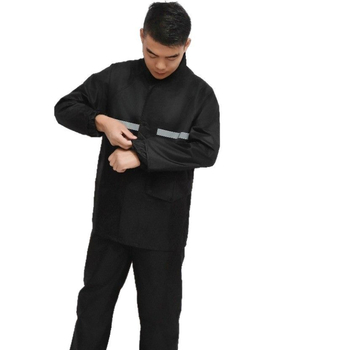 Szétszedhető esőkabát és nadrágszett, Chun yafang anyag, PVC ragasztó vízálló réteg, felnőtteknek