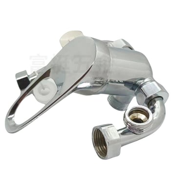 Vízkeverő szelep, teljes réz test, ötvözet fogantyúval; normál nyomás; hideg víz 5°C; forró víz 80°C; típus 35, nagyított modell elektromos és gáztüzelésű vízmelegítőkhez