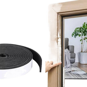 Ajtóhézag-szigetelő szalag — hangszigetelés, szélálló és fényblokkoló funkciók, alkalmas bejárati, hálószoba és belső ajtókhoz