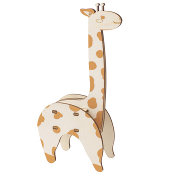 3D fa puzzle, DIY testreszabás logóval, 7–14 évesek számára