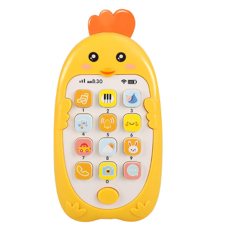 Edukativni dječji telefon-igračica s dvojezičnim učenjem, glazbom i interaktivnim pričama; plastično kućište, baterijsko napajanje, za djecu od 4 do 6 godina