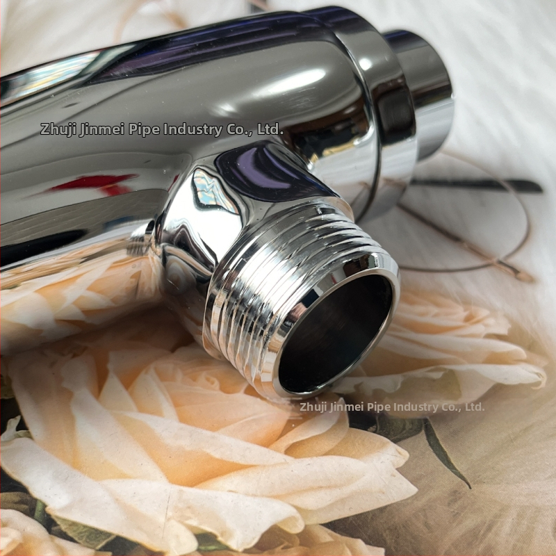 Supapă de spălare pentru toaletă, cupru, acționare manuală cu întârziere, tip apăsare, ieșire apă 1 inch, timp de spălare 3-10 secunde