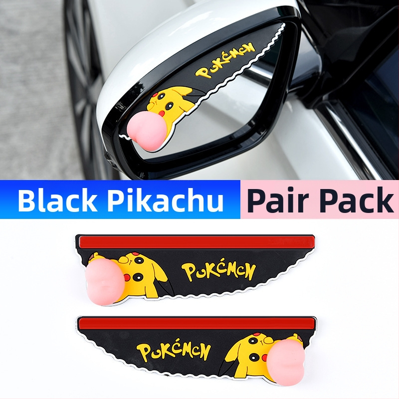 Ochrana pred dažďom pre spätné zrkadlo auta, PVC, model YM-022, samolepiaca, Meinan