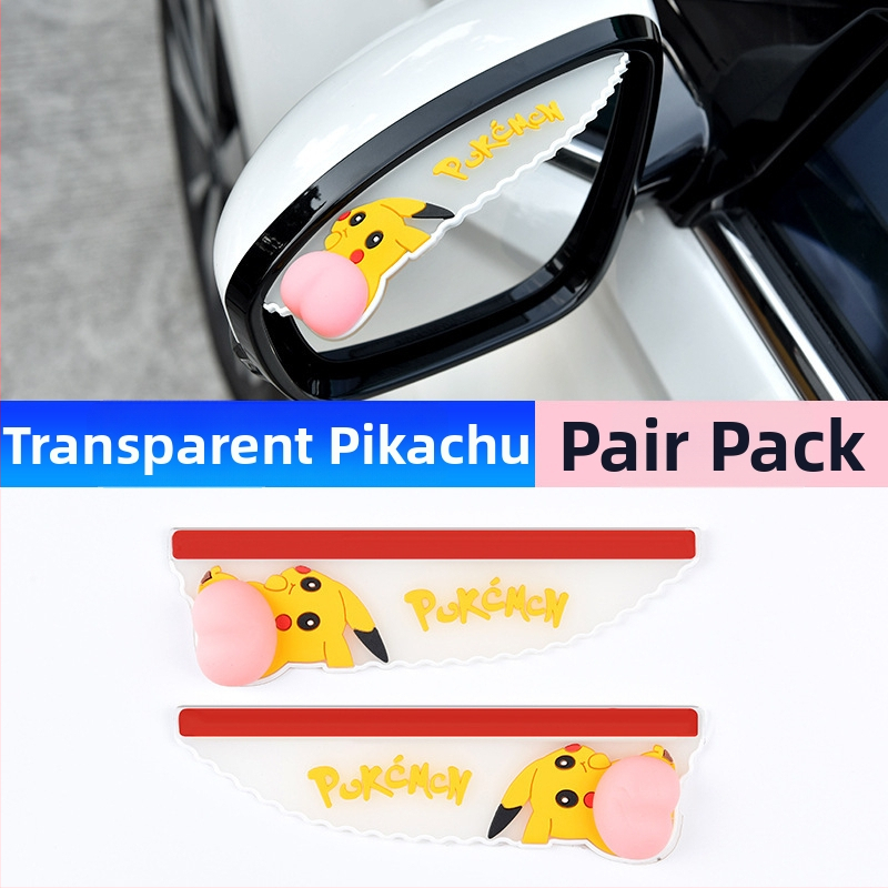 Ochrana pred dažďom pre spätné zrkadlo auta, PVC, model YM-022, samolepiaca, Meinan