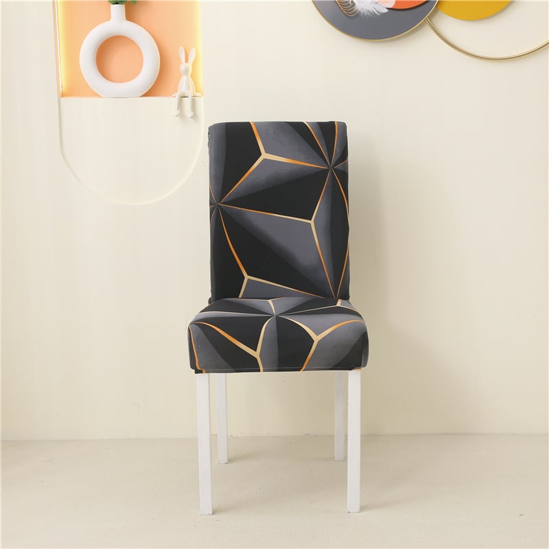 Κάλυμμα καρεκλάς οικιακής χρήσης, ελαστικός πολυεστέρας, μποέμ στυλ, με εκτύπωση φυτών, διακοσμητική αναβάθμιση