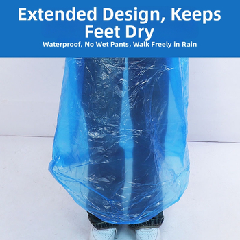 Palton de ploaie PE de unică folosință, transparent, pentru adulți, ușor pentru drumeții în aer liber, țesătură PE 0.02, strat etan PE